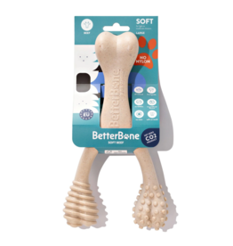 Better Bone Better Bone Chew Toy | Soft Beef Wishbone Large