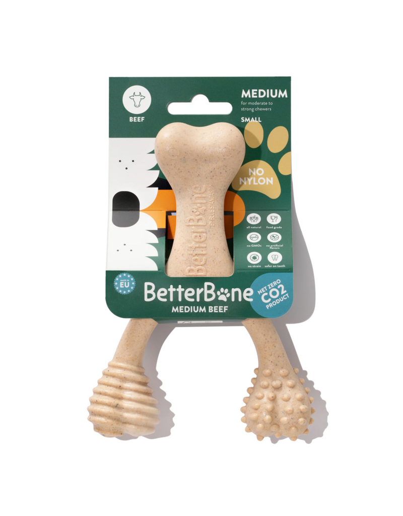 Better Bone Better Bone Chew Toy | Medium Beef Wishbone Small
