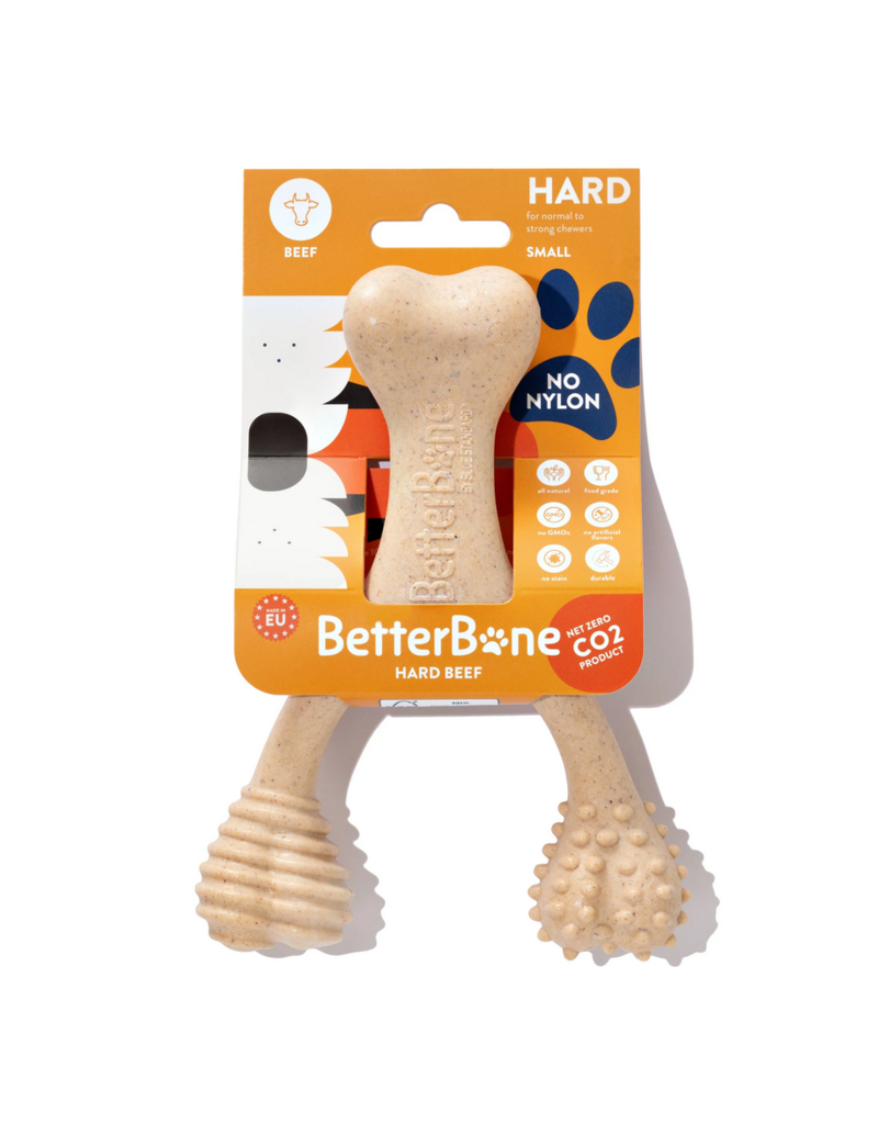 Better Bone Better Bone Chew Toy | Hard Beef Wishbone Small