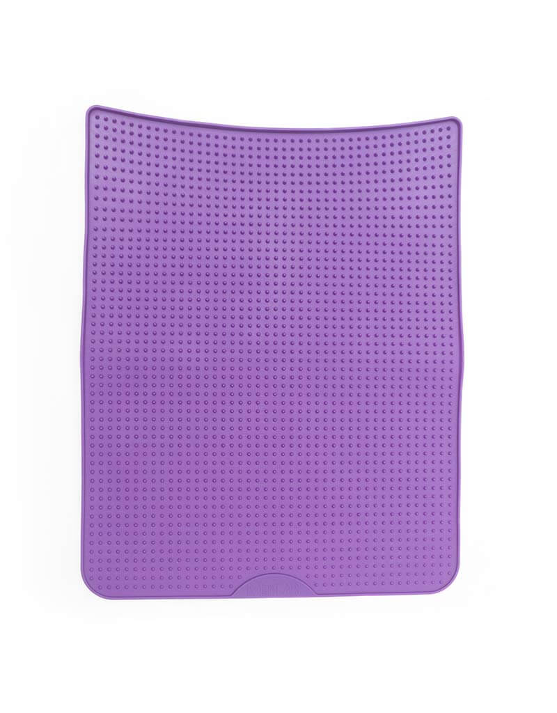 Messy Mutts Messy Cats | Litter Mat Purple