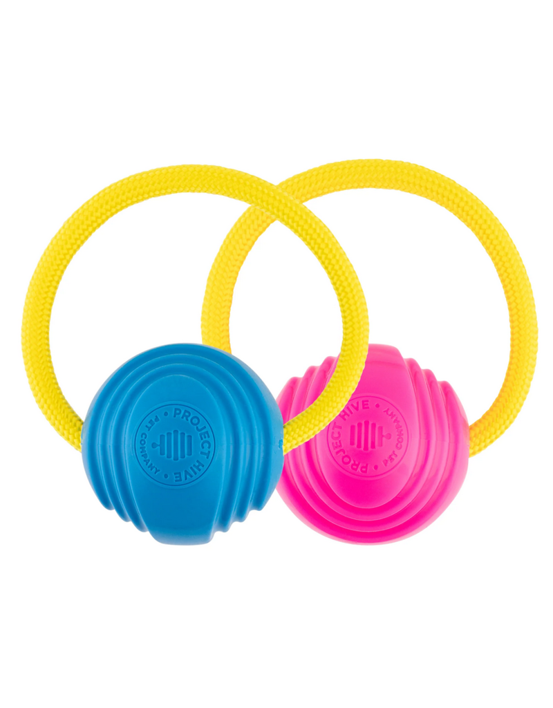Project Hive Pet Company Project Hive Dog Toys | Hive Balls Pink & Blue Small/Medium 2 Pack