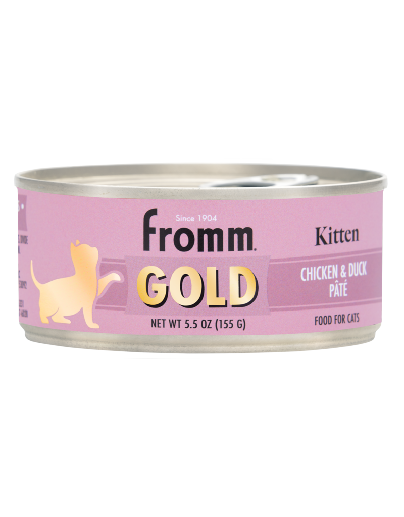 Fromm Fromm Gold Canned Cat Food | Kitten Chicken & Duck Pate 3 oz single