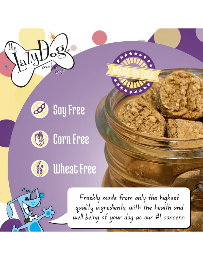 Lazy Dog Cookie Co. Lazy Dog Soft Baked Dog Treats | Mutt Mallows Maple Bacon Kisses 5 oz single