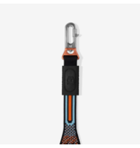 Zee.Dog Zee Dog Nit Leash | 3D Knit Chron Black & Orange 3'