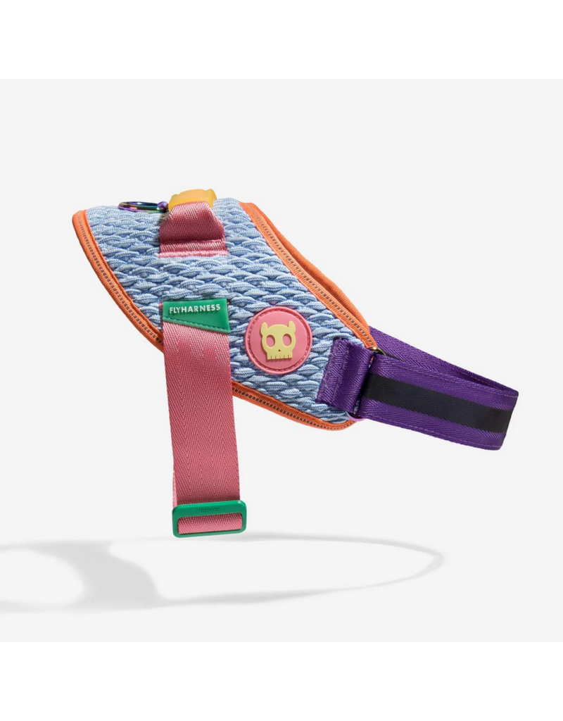 Zee.Dog Zee Dog FlyHarness | Galaxy Multi Color Size 4