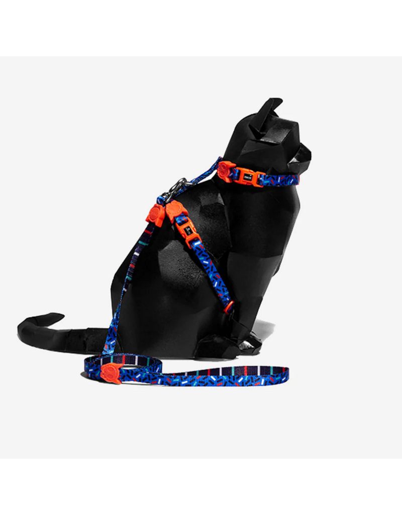 Zee.Dog Zee Cat | Atlanta Blue Cat Harness with Leash