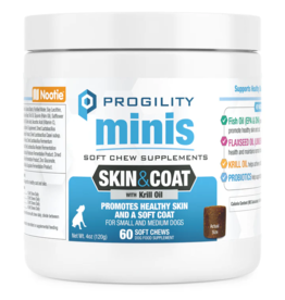 Nootie Nootie Progility Soft Chews | Skin & Coat for Dogs 60 Chews Mini