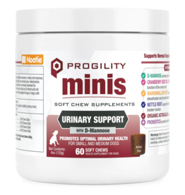 Nootie Nootie Progility Soft Chews | Urinary Support with D-Mannose for Dogs 60 Chews Mini