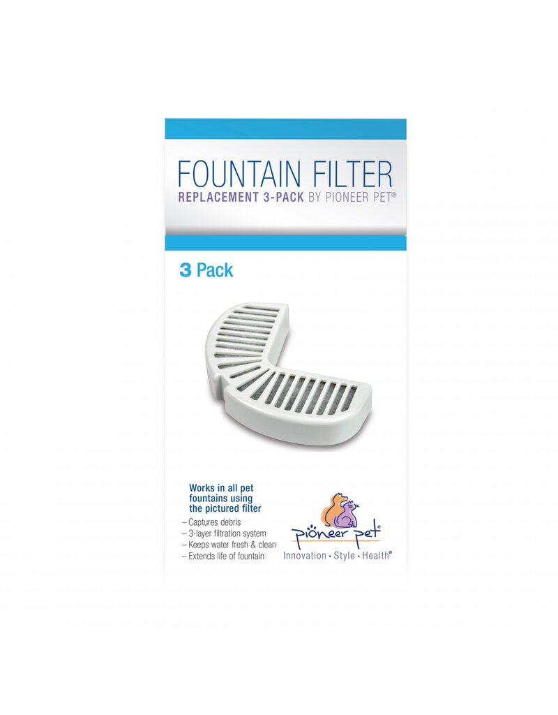 Pioneer Pet Pioneer Pet Filters | Ceramic/Stainless Filter Replacement 3 pk