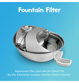 Pioneer Pet DISC/D Pioneer Pet Drinking Fountain | Raindrop Fountain Ceramic White 60 oz