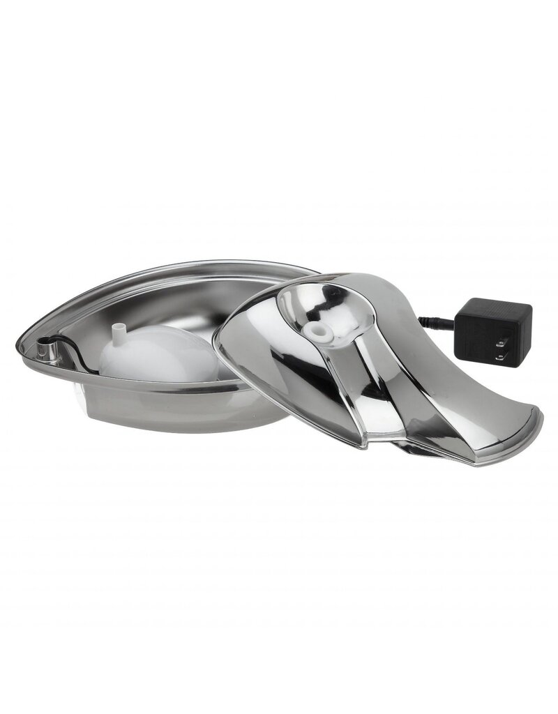 Pioneer Pet Pioneer Pet Drinking Fountain | Raindrop Fountain Stainless Steel 60 oz