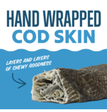 IcelandicPLUS Icelandic+ Chews | 5" Cod Skin Wrapped Chew Stick 24 pack