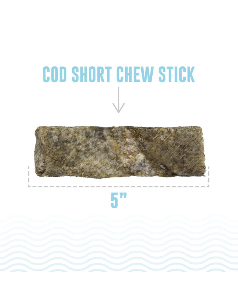 IcelandicPLUS Icelandic+ Chews | 5" Cod Skin Wrapped Chew Stick 24 pack