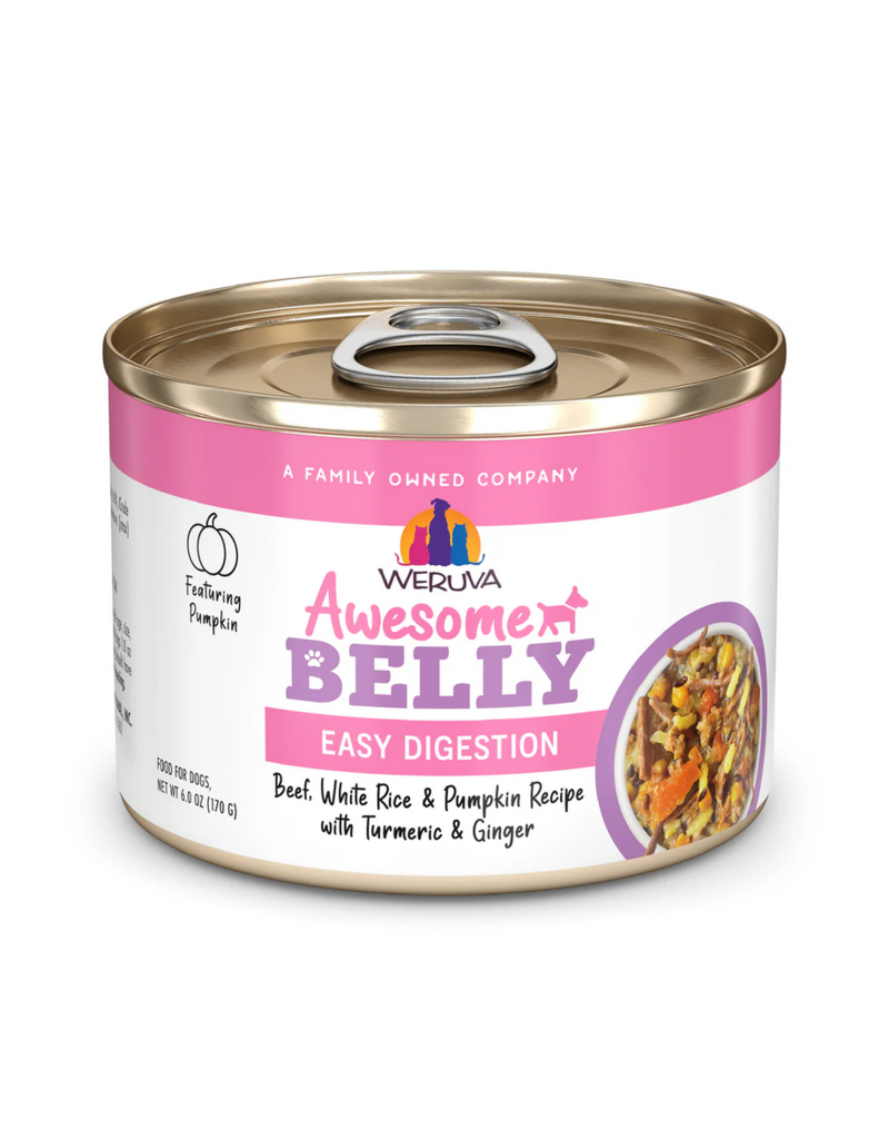 Weruva Weruva Canned Dog Food | Awesome Belly Digestion Beef & Pumpkin 6 oz single