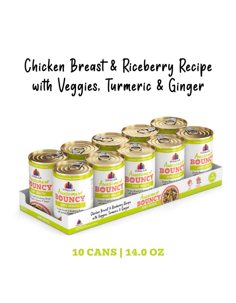 Weruva Weruva Canned Dog Food | Awesome Bouncy Joint Health Chicken & Veggie 14 oz single