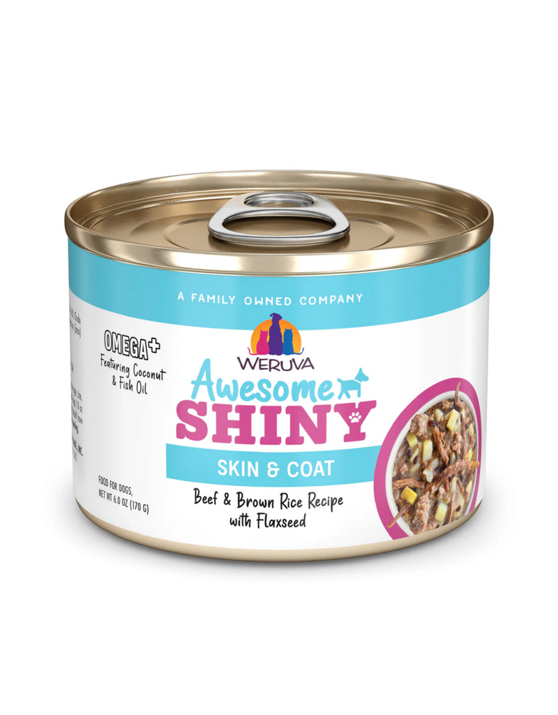 Weruva Weruva Canned Dog Food | Awesome Shiny Skin & Coat Beef 6 oz CASE/8
