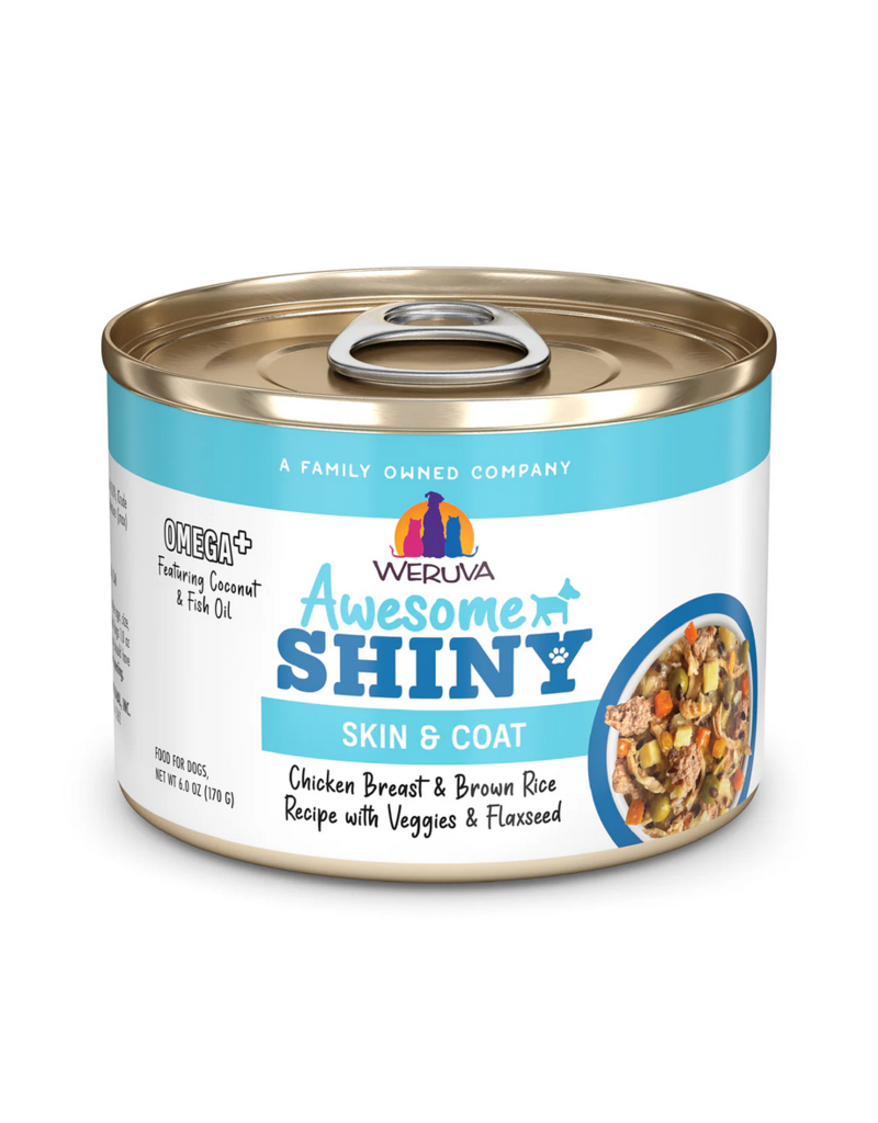 Weruva Weruva Canned Dog Food | Awesome Shiny Skin & Coat Chicken & Veggie 6 oz CASE/8
