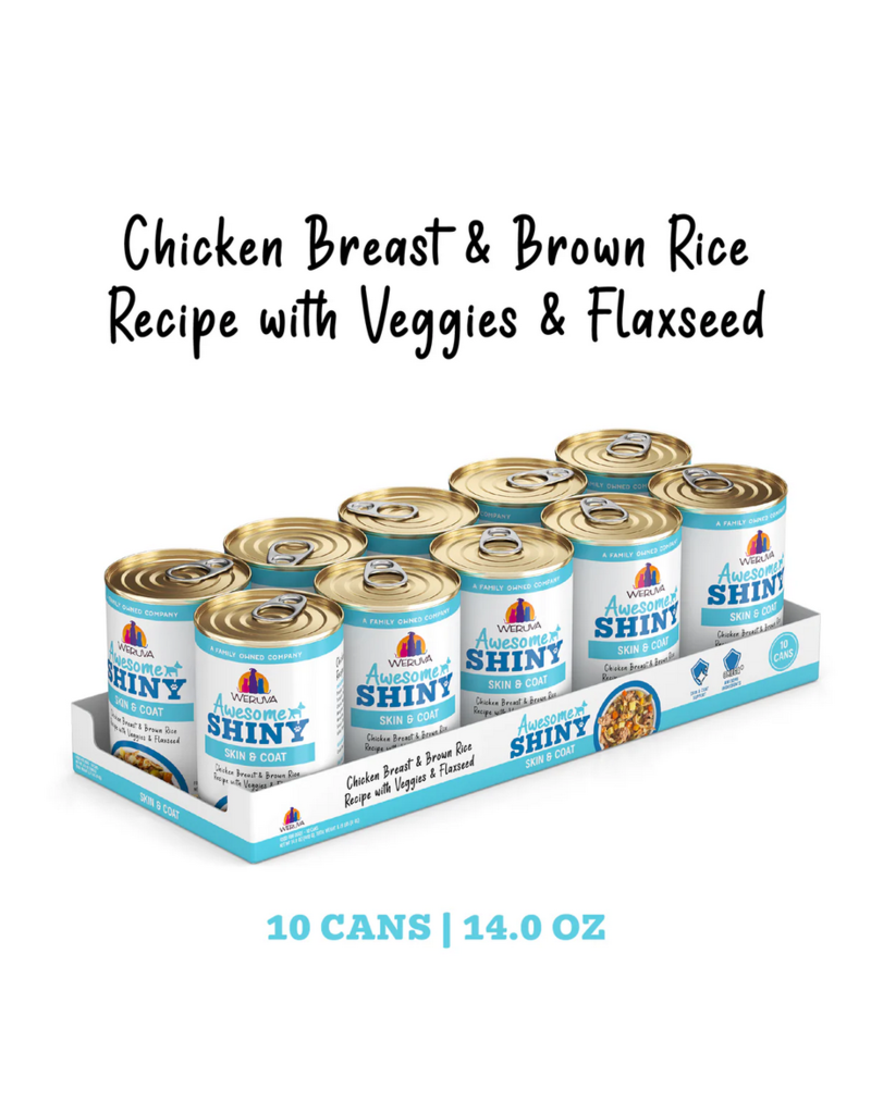 Weruva Weruva Canned Dog Food | Awesome Shiny Skin & Coat Chicken & Veggie 14 oz single