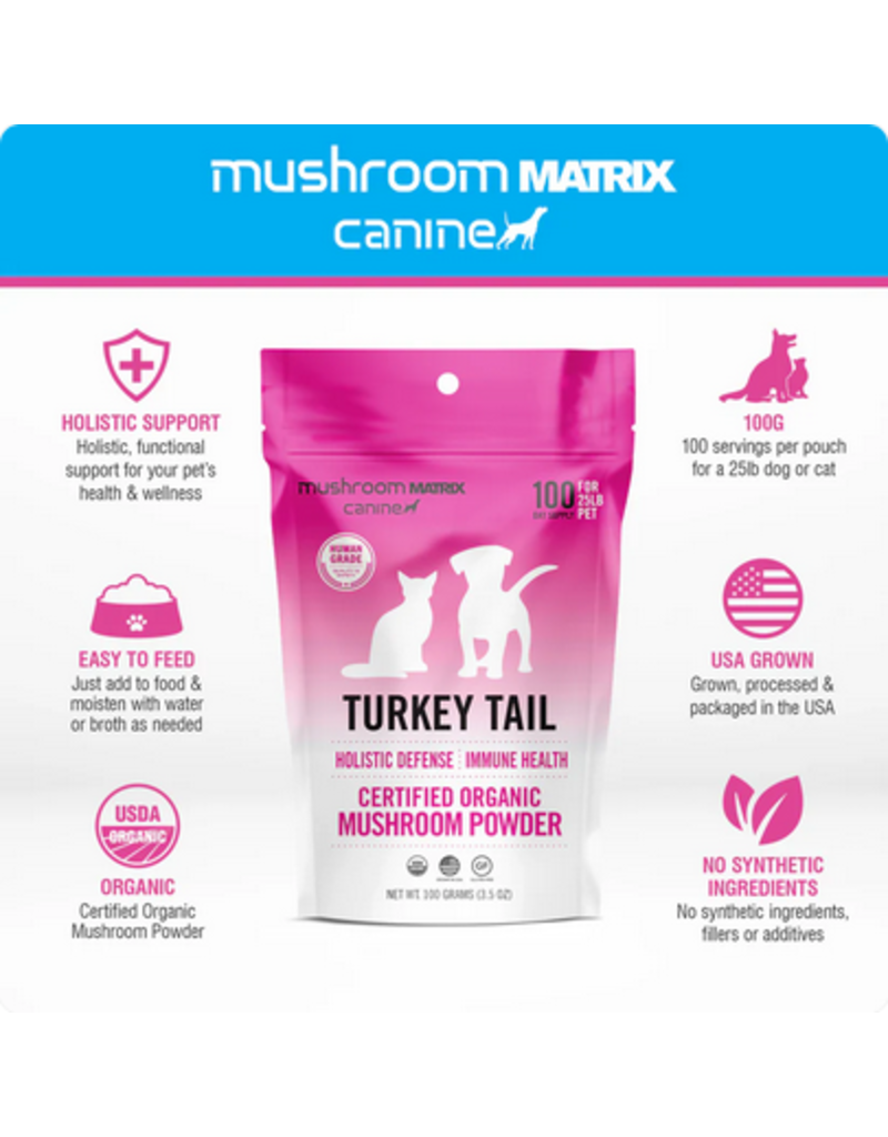 Mushroom Matrix Mushroom Matrix | Canine Turkey Tail 200 Gram