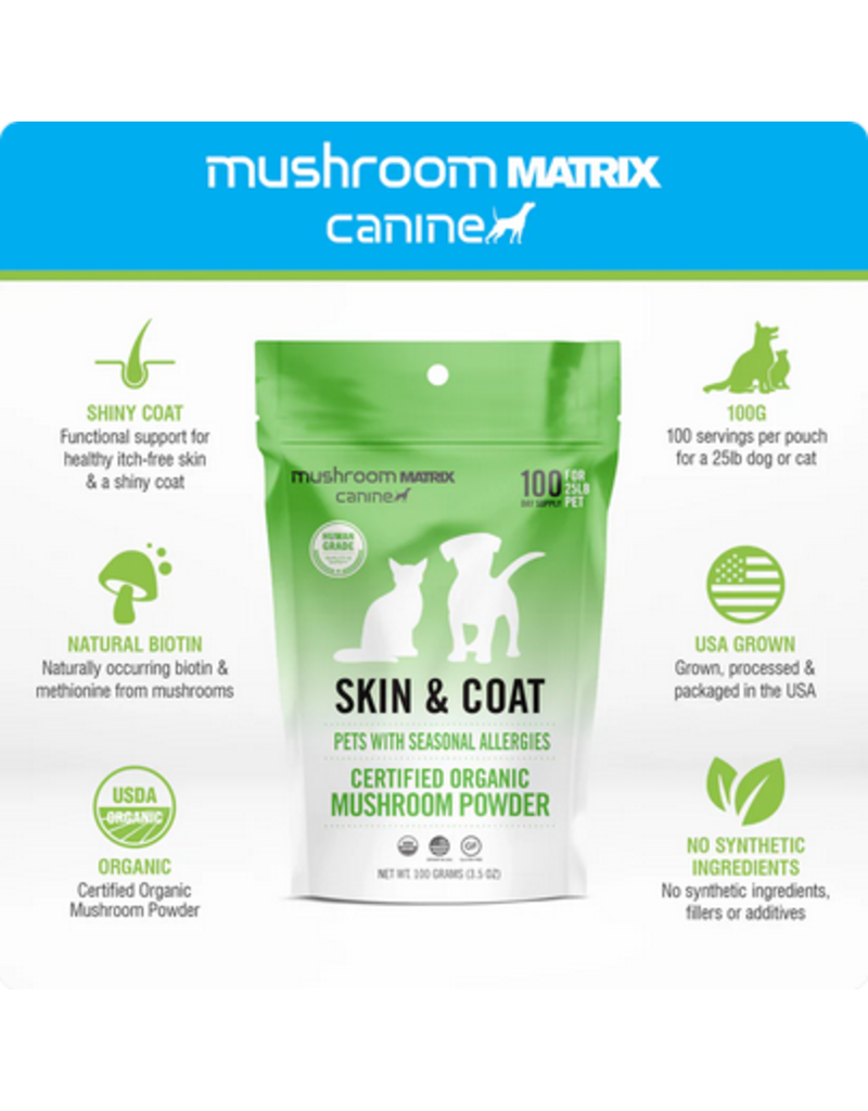 Mushroom Matrix Mushroom Matrix | Skin & Coat Matrix 100 Gram