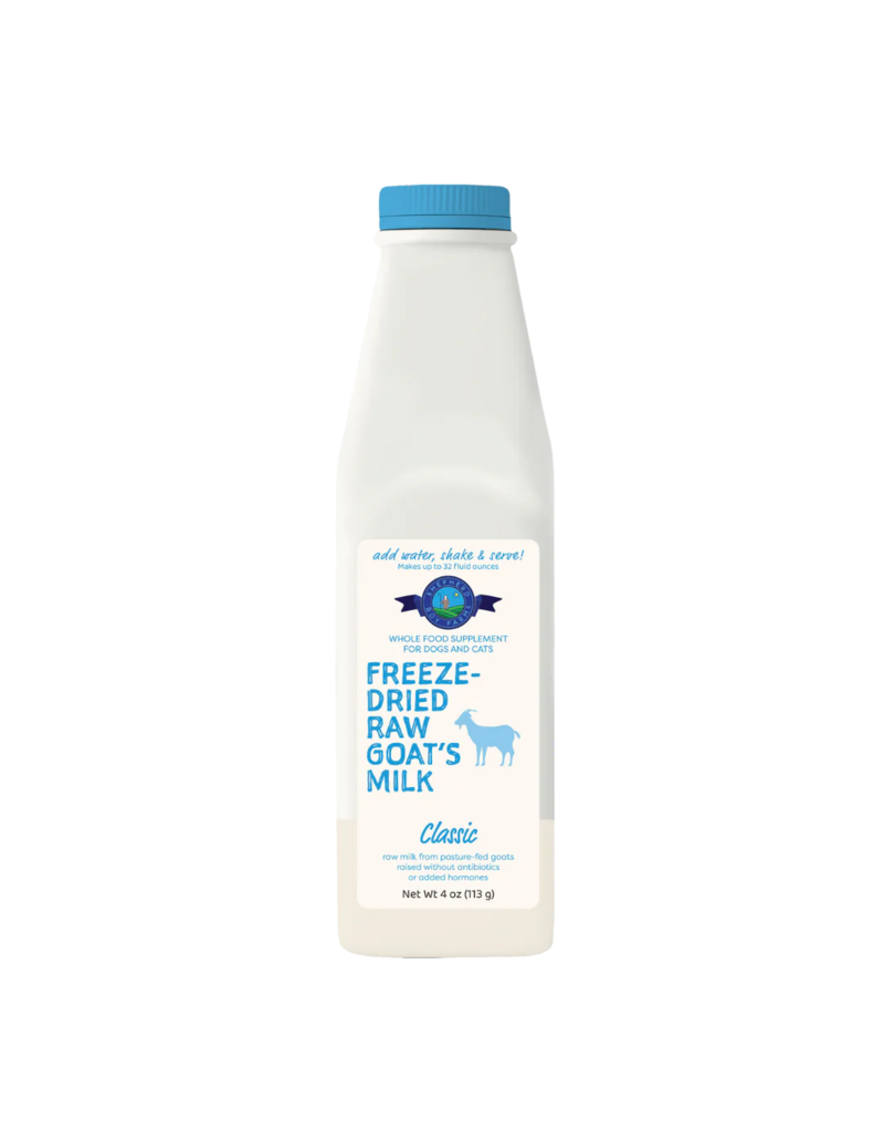 Shepherd Boy Farms Freeze-Dried Raw Goat’s Milk Classic For Dogs & Cats Shepherd Boy Farms Freeze-Dried Raw Goat’s Milk Classic For Dogs & Cats