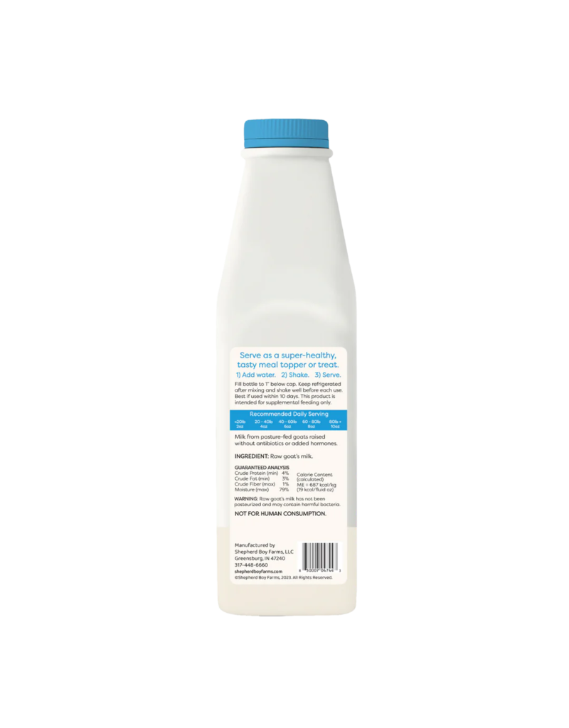 Shepherd Boy Farms Shepherd Boy Farms Topper | Freeze Dried Classic Goat Milk 2 oz