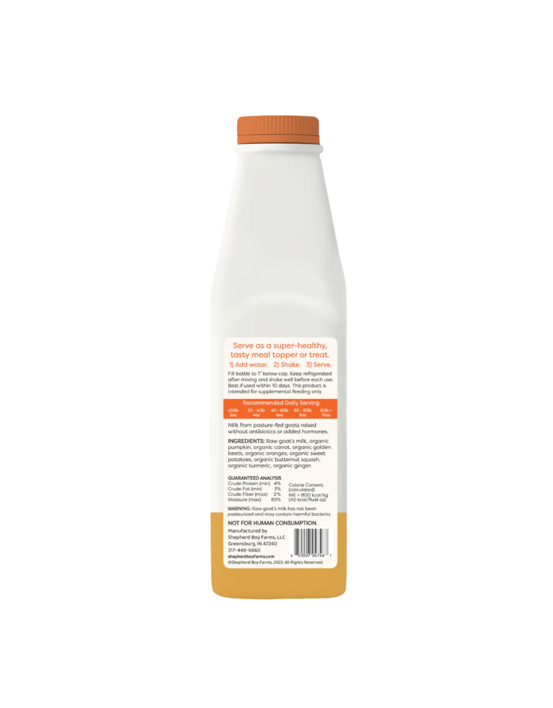 Shepherd Boy Farms Shepherd Boy Farms Topper | Freeze Dried Golden Blend Goat Milk 1 oz