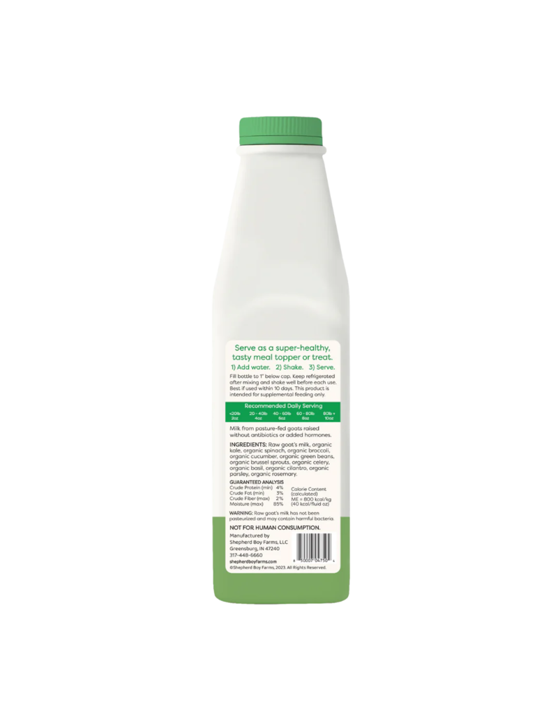 Shepherd Boy Farms Shepherd Boy Farms Topper | Freeze Dried Super Greens Goat Milk 2 oz
