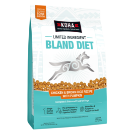 Koha Koha Dog Kibble | Chicken & Brown Rice Bland Diet 20 lb