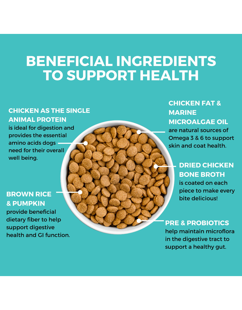 Koha Koha Dog Kibble | Chicken & Brown Rice Bland Diet 3.5 lb