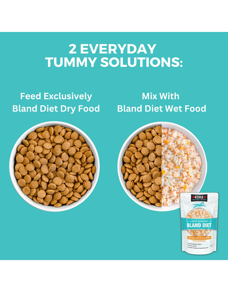 Koha Koha Dog Kibble | Chicken & Brown Rice Bland Diet 3.5 lb