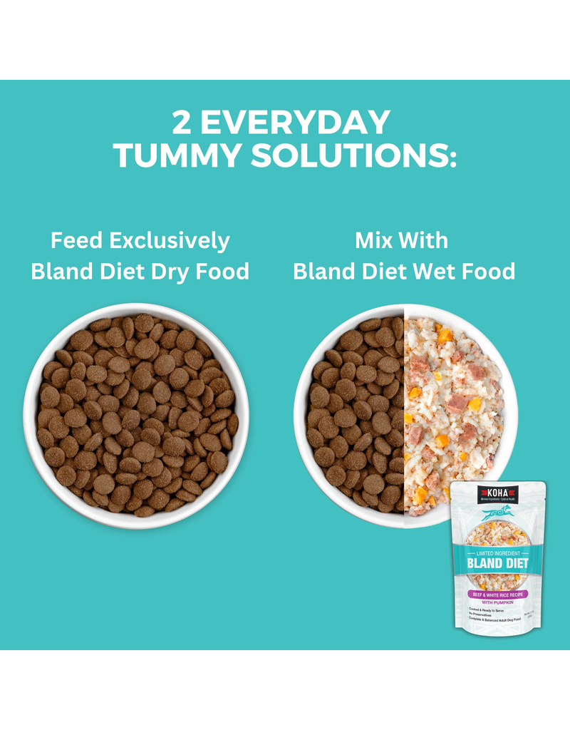 Koha Koha Dog Kibble | Beef & Brown Rice Bland Diet 20 lb