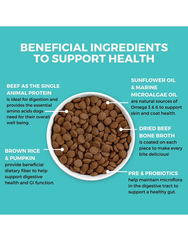 Koha Koha Dog Kibble | Beef & Brown Rice Bland Diet 20 lb