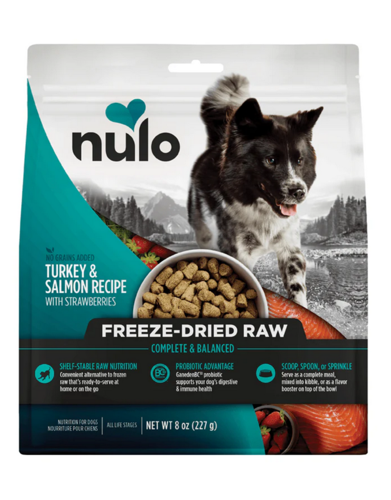 Nulo Nulo Freeze Dried Dog Food | Turkey & Salmon Recipe 8 oz