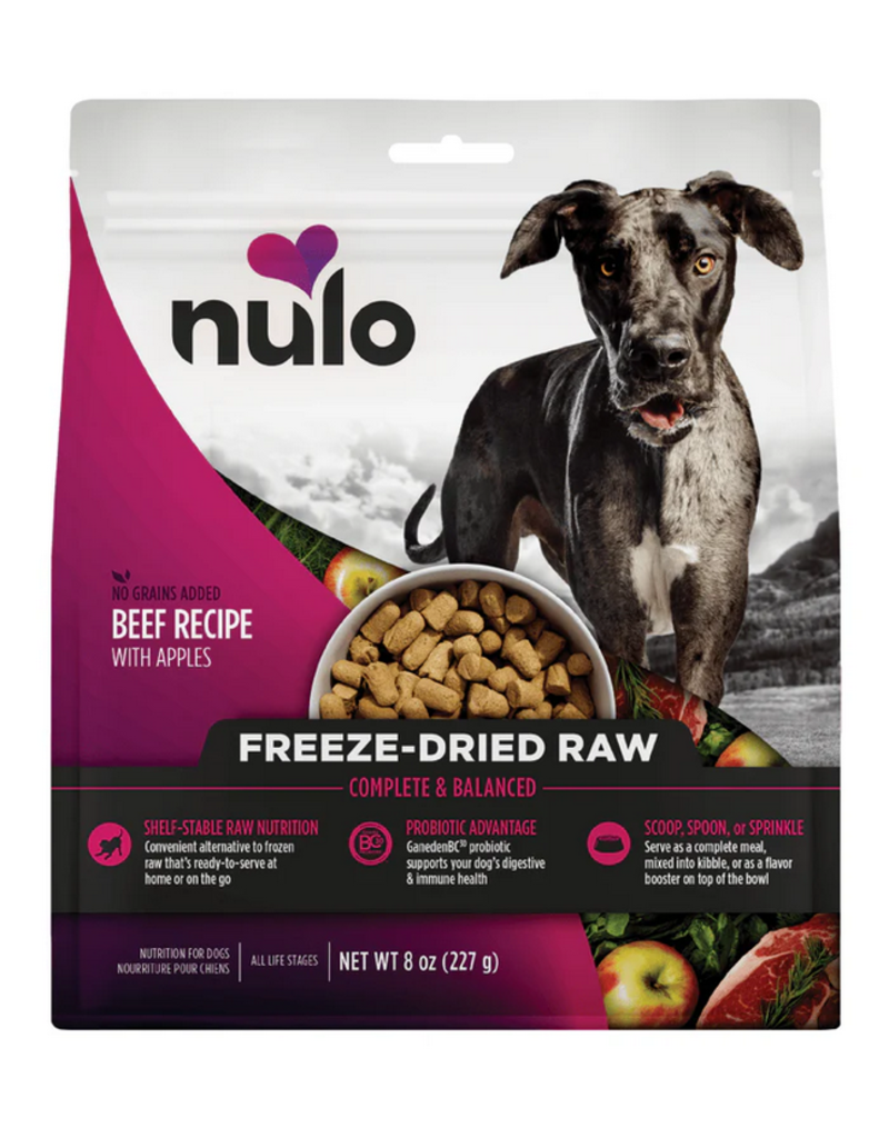 Nulo Nulo Freeze Dried Dog Food | Beef & Apples Recipe 8 oz
