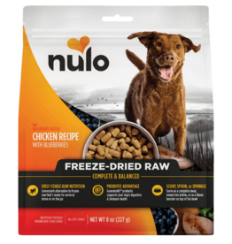 Nulo Nulo Freeze Dried Dog Food | Chicken & Blueberries Recipe 8 oz
