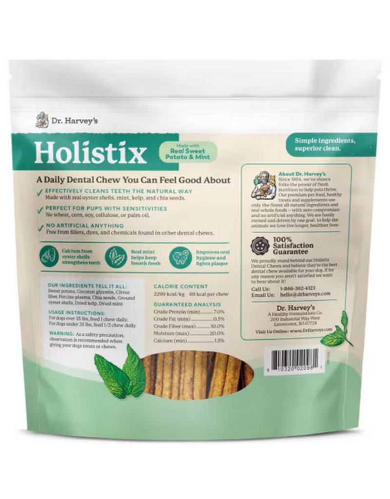 Dr. Harvey's Dr. Harvey's Dog Dental Chews | Holistix Sweet Potato & Mint 24 oz