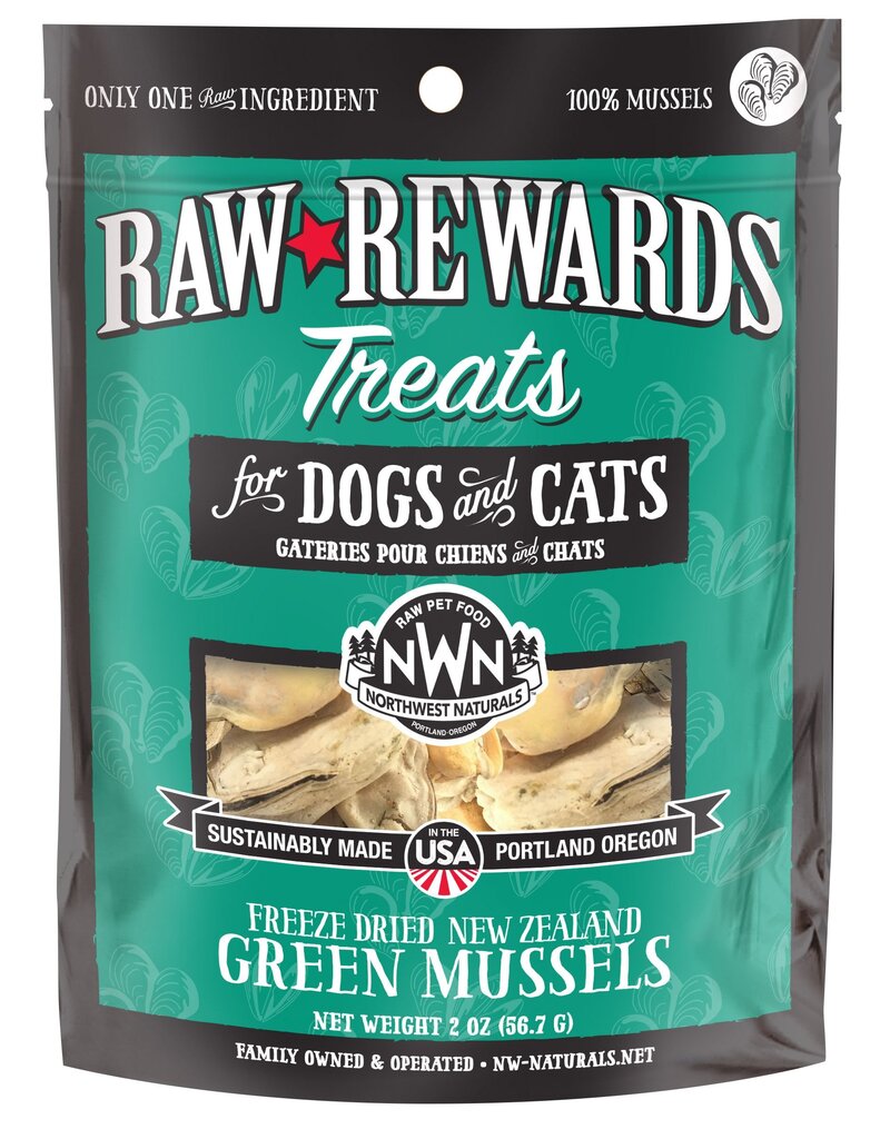Northwest Naturals Northwest Naturals Raw Rewards Treats | Green Lipped Mussels 2 oz