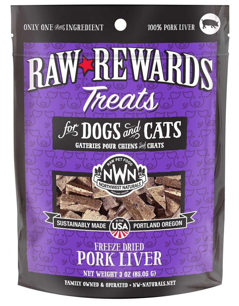 Northwest Naturals Northwest Naturals Raw Rewards Treats | Pork Heart 3 oz