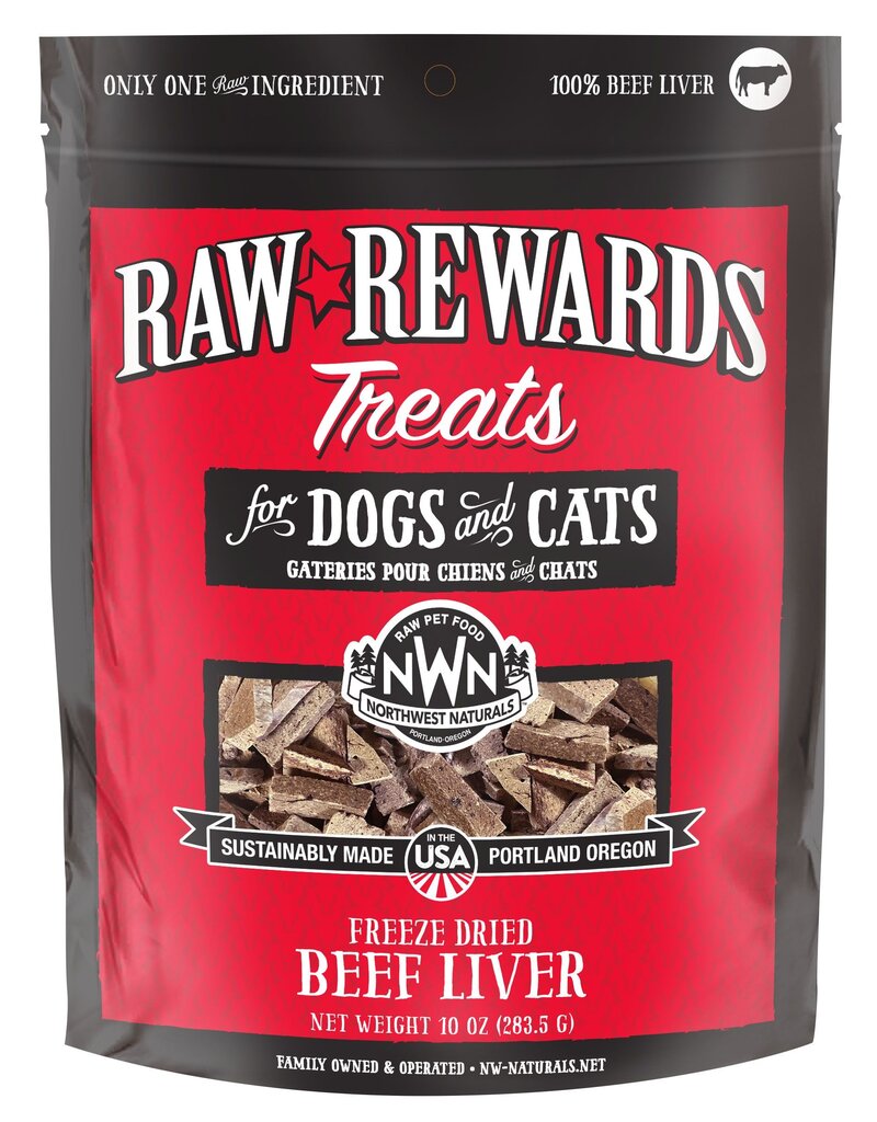 Northwest Naturals Northwest Naturals Raw Rewards Treats | Beef Liver 10 oz
