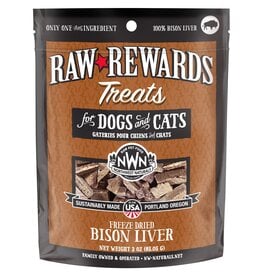 Northwest Naturals Northwest Naturals Raw Rewards Treats | Bison Liver 3 oz