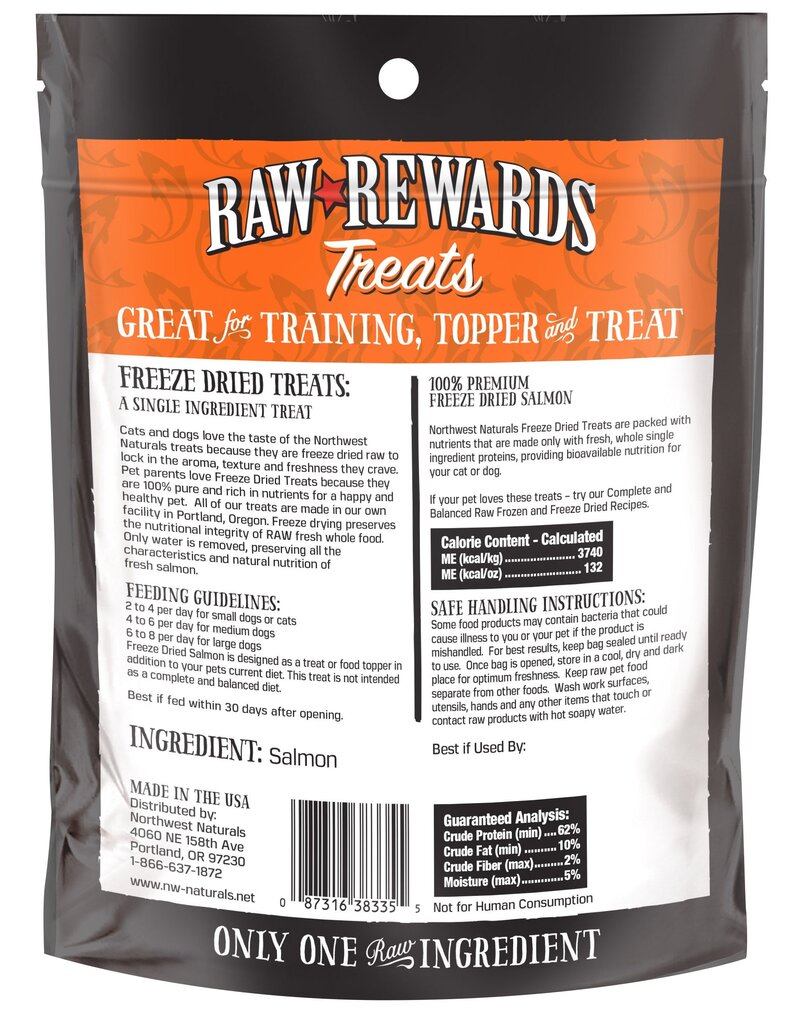 Northwest Naturals Northwest Naturals Raw Rewards Treats | Salmon 2.5 oz