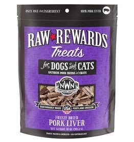 Northwest Naturals Northwest Naturals Raw Rewards Treats | Pork Liver 10 oz