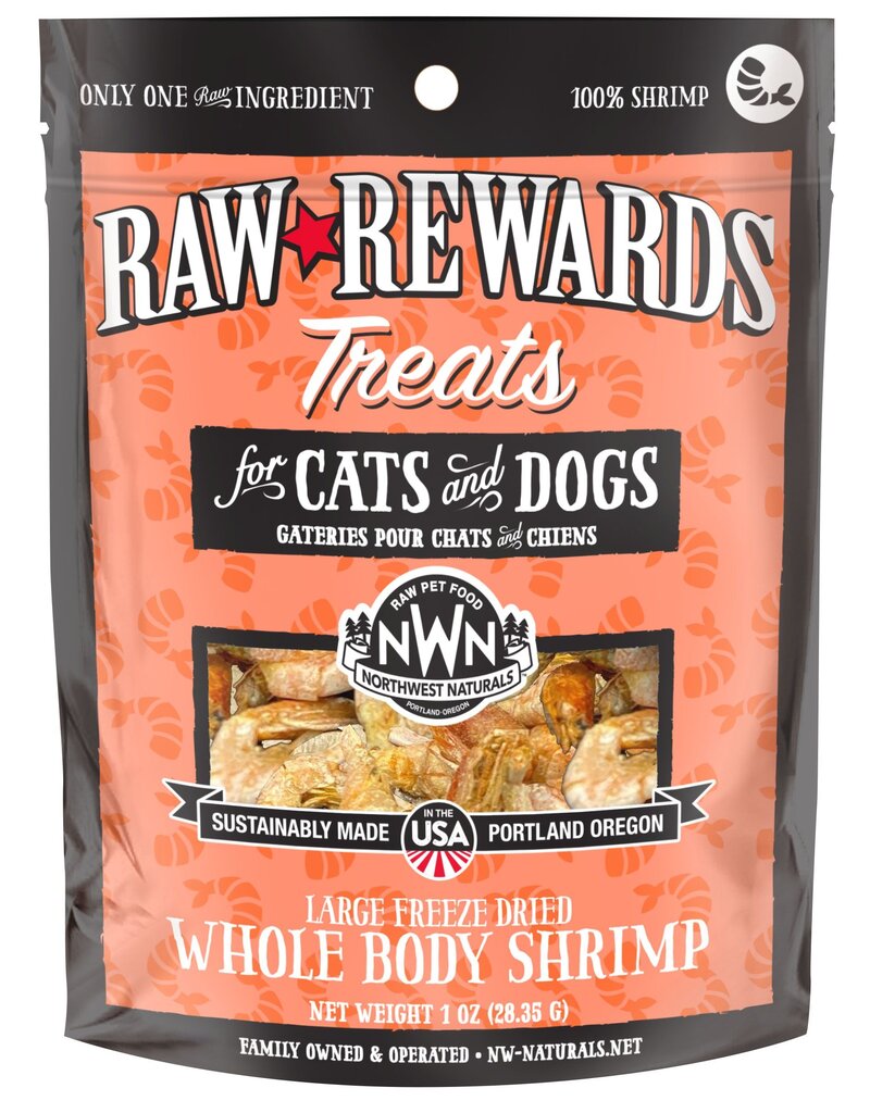 Northwest Naturals Northwest Naturals Raw Rewards Treats | Shrimp 1 oz
