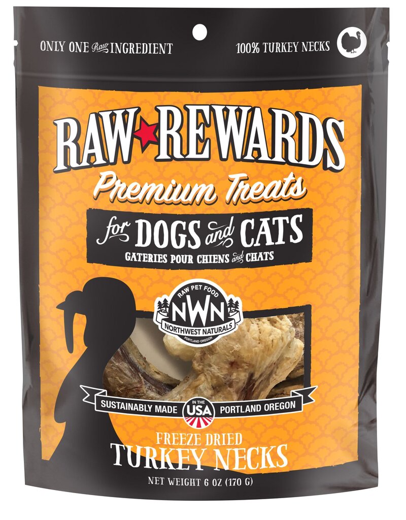 Northwest Naturals Northwest Naturals Raw Rewards Treats | Turkey Necks 4 ct