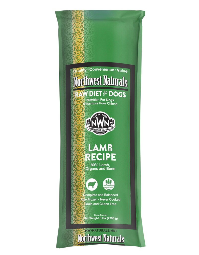 Northwest Naturals Northwest Naturals Frozen Chub Lamb 5 lb (*Frozen Products for Local Delivery or In-Store Pickup Only. *)