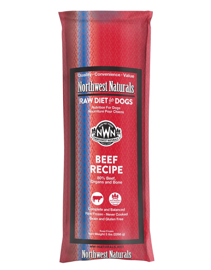 Northwest Naturals Northwest Naturals Frozen Chub Beef 5 lb (*Frozen Products for Local Delivery or In-Store Pickup Only. *)