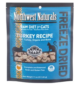 Northwest Naturals Northwest Naturals Freeze Dried Cat Food | Turkey 11 oz CASE
