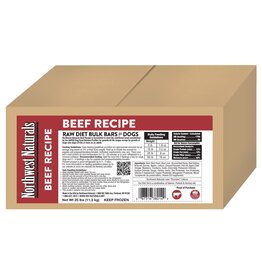 Northwest Naturals Northwest Naturals Frozen Bars Beef 25 lb CASE (*Frozen Products for Local Delivery or In-Store Pickup Only. *)