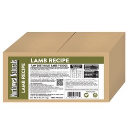 Northwest Naturals Northwest Naturals Frozen Bars Lamb 25 lb CASE (*Frozen Products for Local Delivery or In-Store Pickup Only. *)